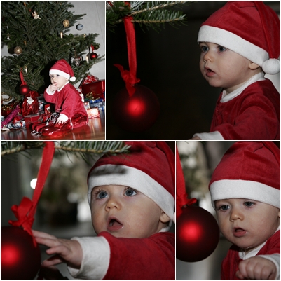 tomten tittar på julkulan tomten tittar på julkulan